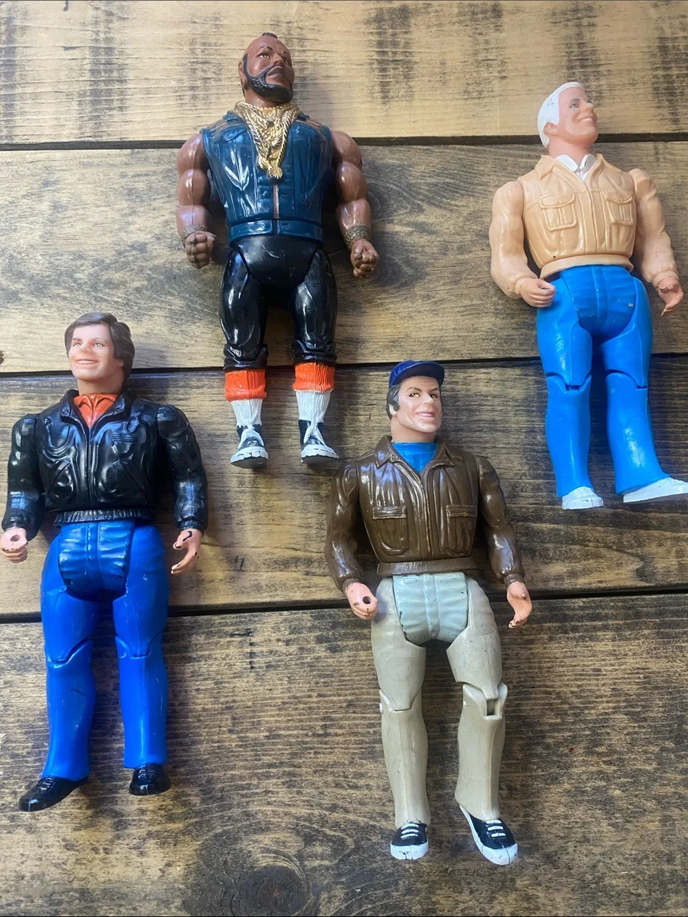 Vintage 1983 A-Team Action Figure Lot